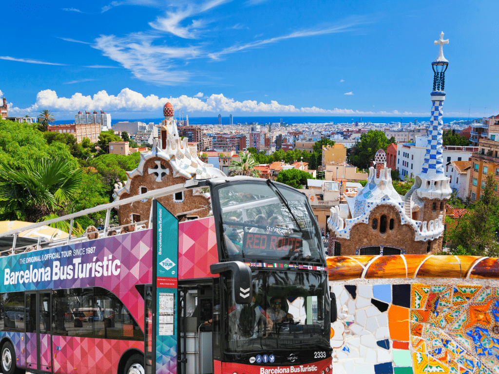Barcelona Bus Turístic en el Parque Güell