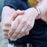 Couple poses with their engagement ring after getting engaged aboard a hot air balloon flying over the Ampurdán. Learn how to describe the purpose of the image (opens in a new tab). Leave it empty if the image is purely decorative.