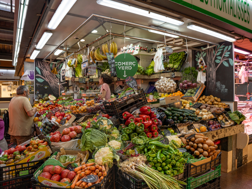 Food Stall at mercat de Santa Caterina