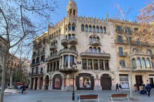 Façade of Casa Lleó Morera in Barcelona.