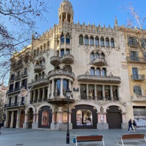 Façade of Casa Lleó Morera in Barcelona.