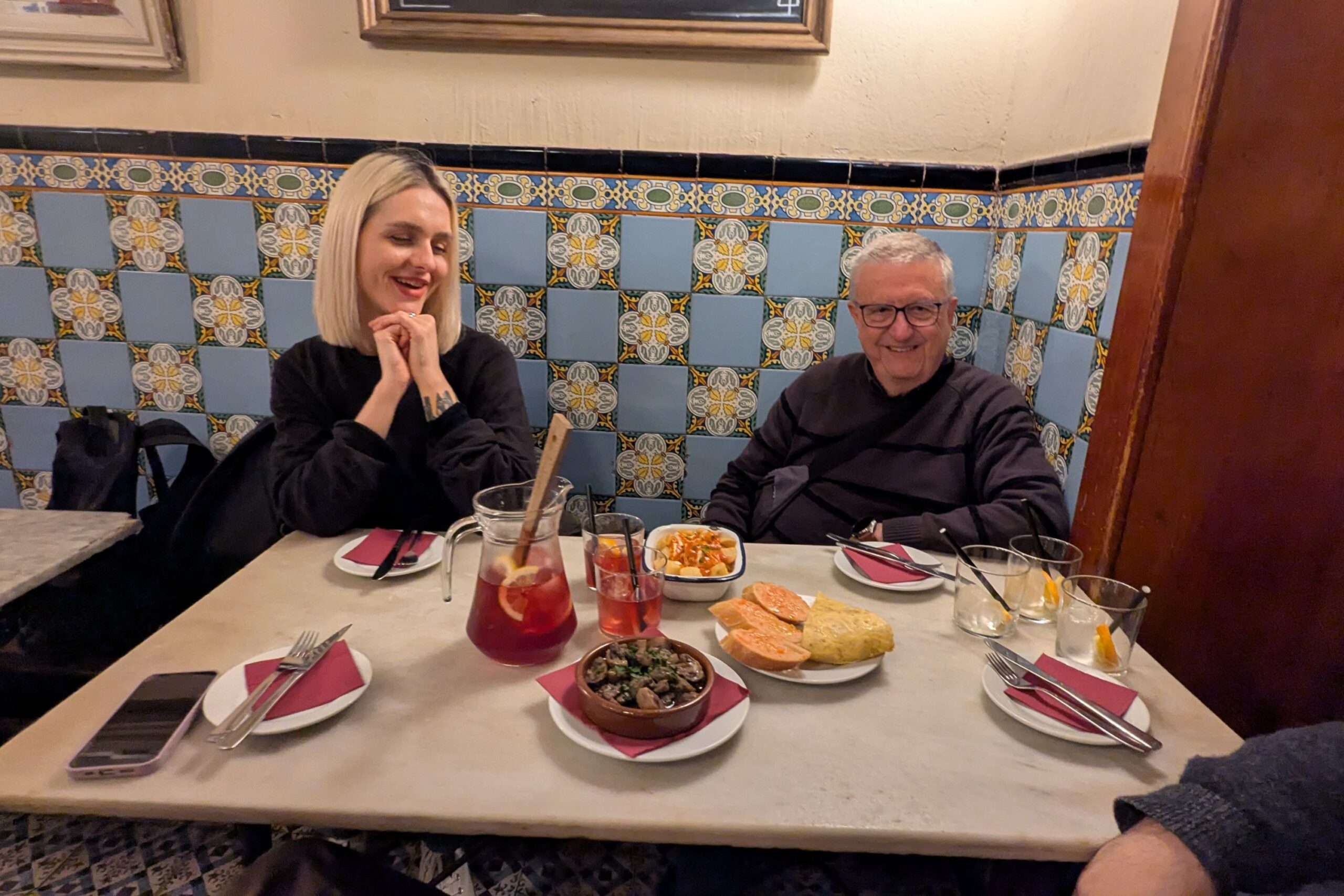 Traditional tapas bar in Barcelona Gothic Quarter